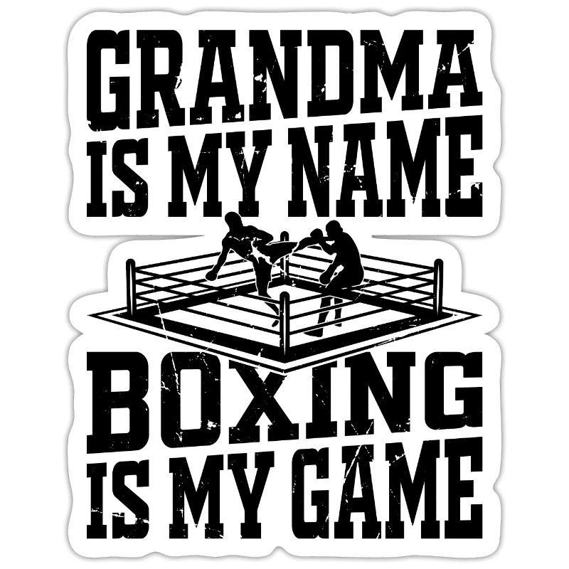 Boxe Combattant Boxe Grand-mère est mon nom Boxe est