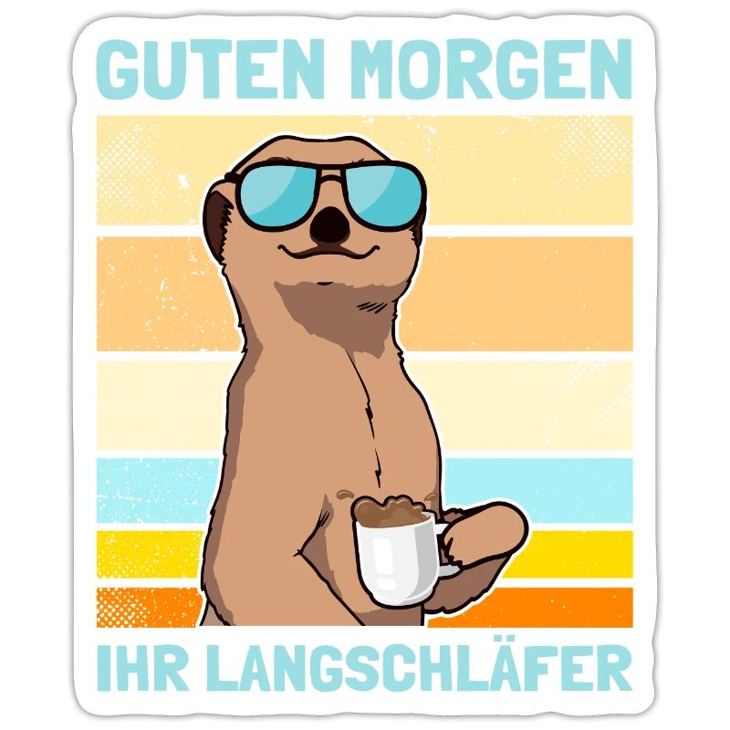 Erdmännchen Kaffee Kaffeeliebhaber Kaffeetrinker