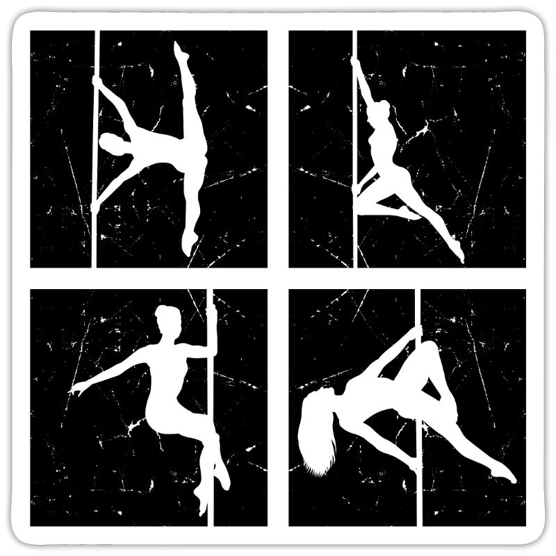 Pole Dance Silhouette - Pole Dancing Pole Dancer P