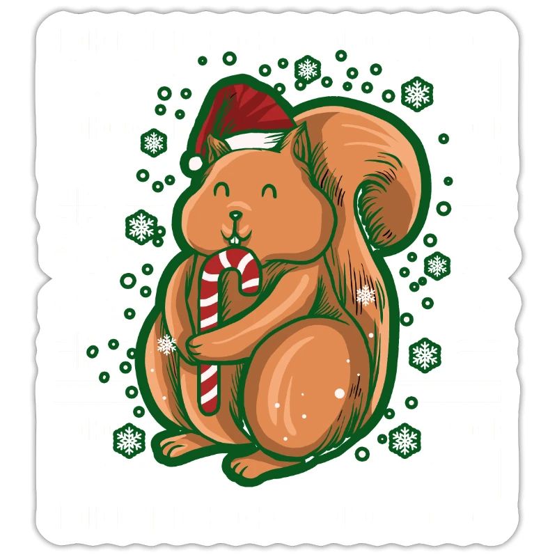 Pull de Noël moche Écureuil de Noël