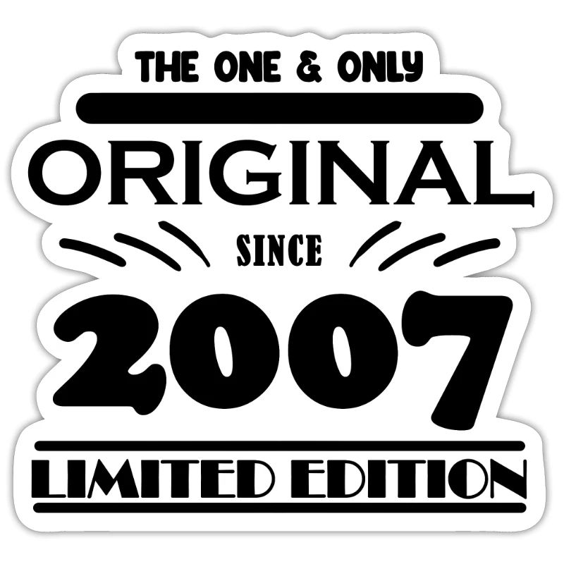 2007 - Année de construction 2007 - Millésime 2007