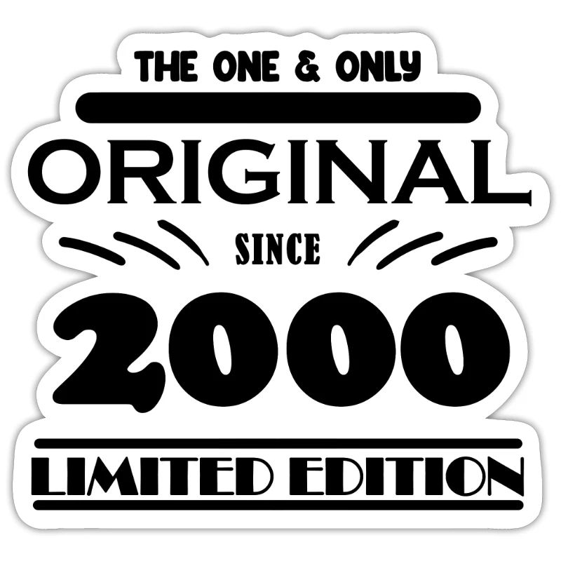 2000 - Année de construction 2000 - Année de naissance 2000