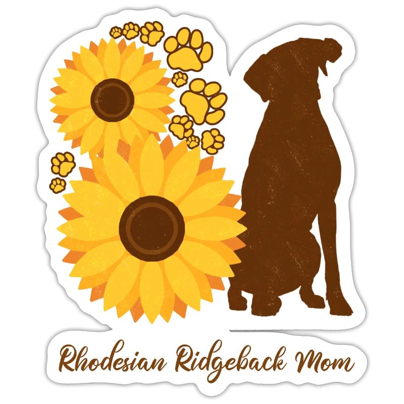 Sonnenblumenmutter - Rhodesian Ridgeback