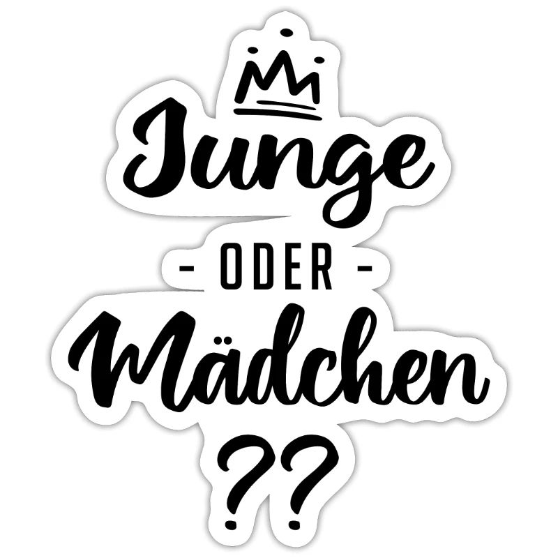 Junge oder Mädchen? Schwanger - Schwangerschaft