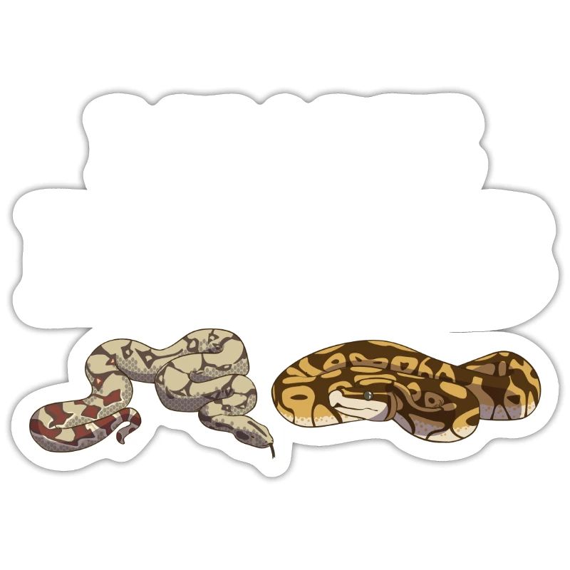 Drôle de boule Python Serpent