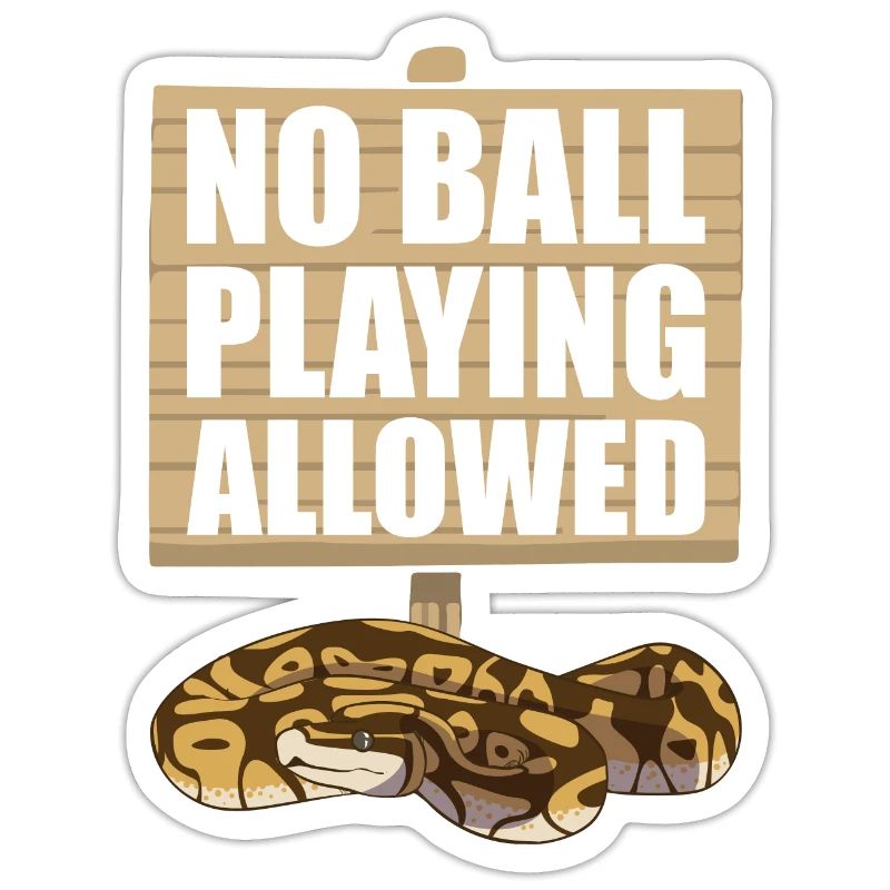 Lustige Kugelpython Schlange