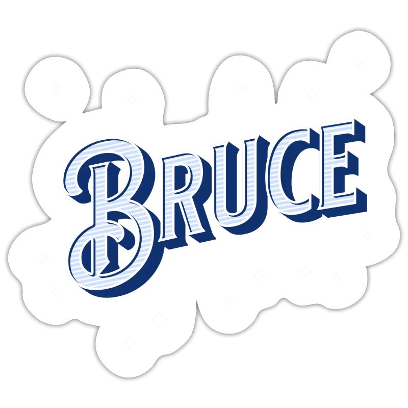 Bruce name personalized