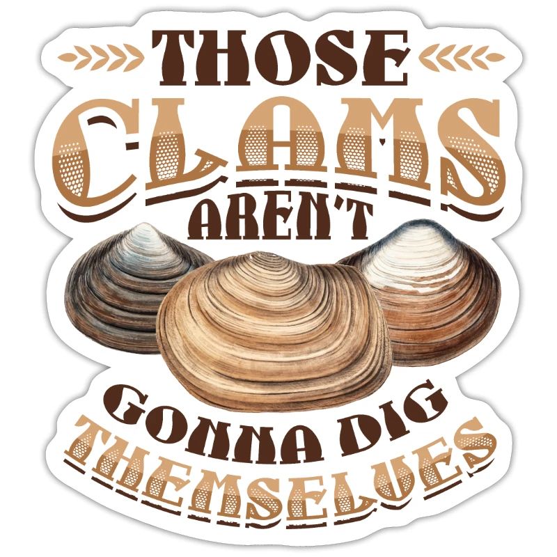 These shells do not dig themselves out