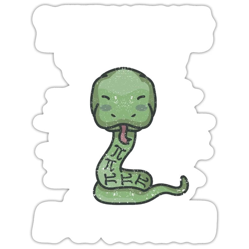 Python Schlange Pithon Pi Tag Symbol lustig Mathe
