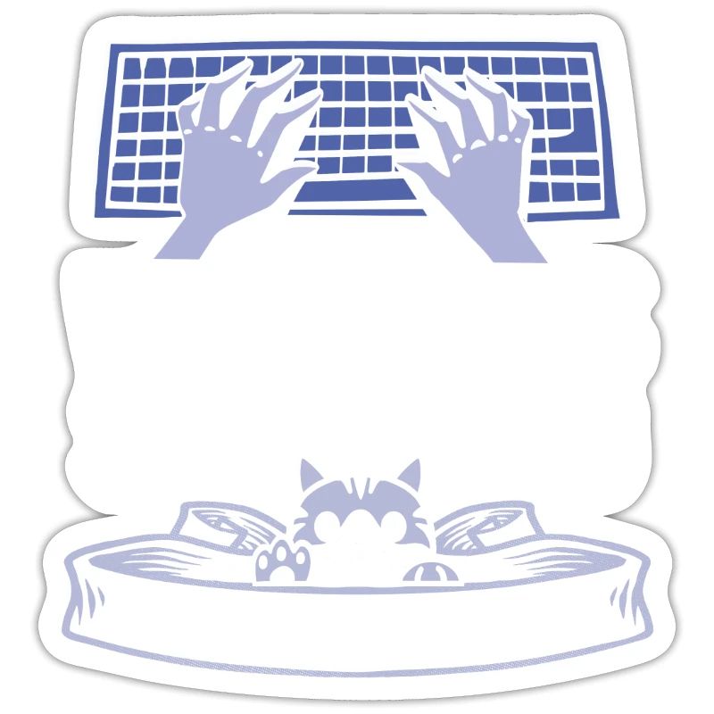 Entwickler Coder Programmierer Katze