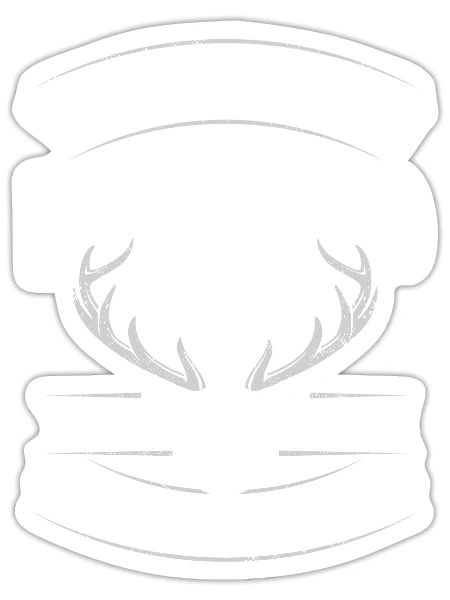 Taxidermist design for stuffing animals - Sticker size S (10 x 10 cm) - white matte - Front