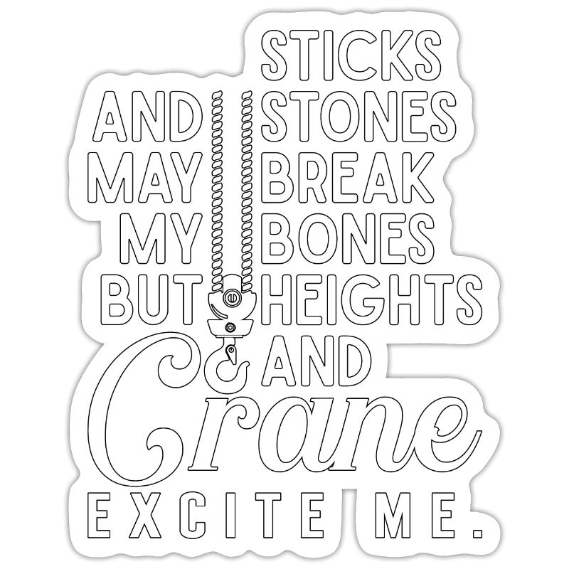 Crane Operator Construction Worker Construction Crane Operator Gift