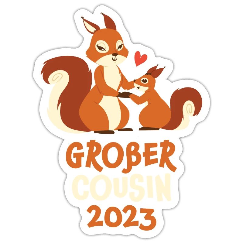 Ich werde großer Cousin 2023 Eichhörnchen