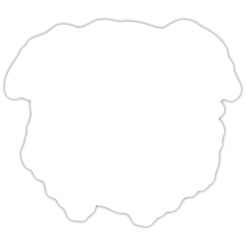 Thème de dessin graphique de visage de chien AUSSIE mignon