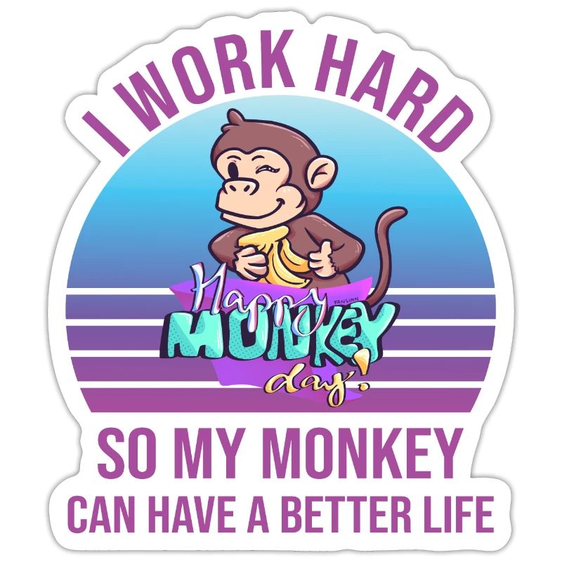 work monkey office monkey saying