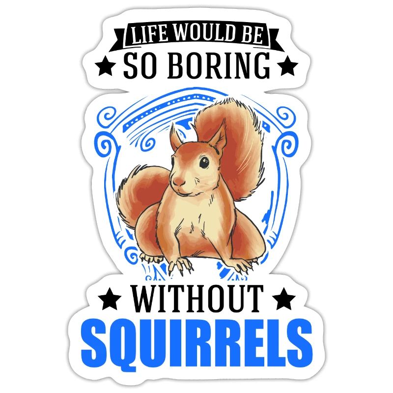 Eichhörnchen Geschenk Squirrel Grauhörnchen
