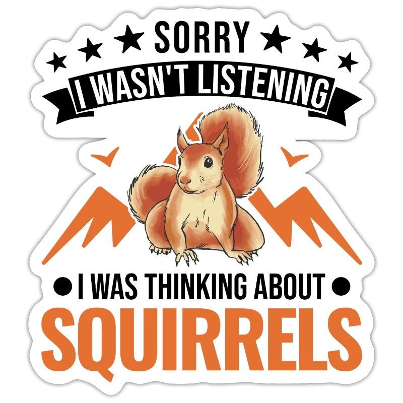 Eichhörnchen Geschenk Grauhörnchen Squirrel