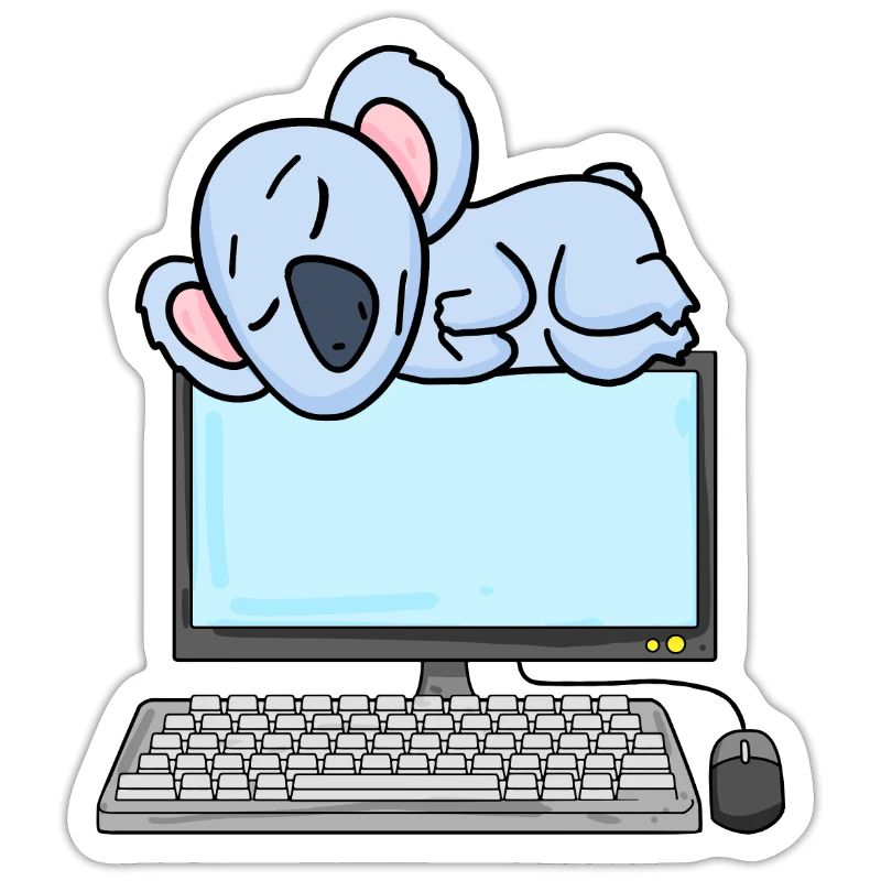 Koala Computer Nerd Programmeur Cadeau