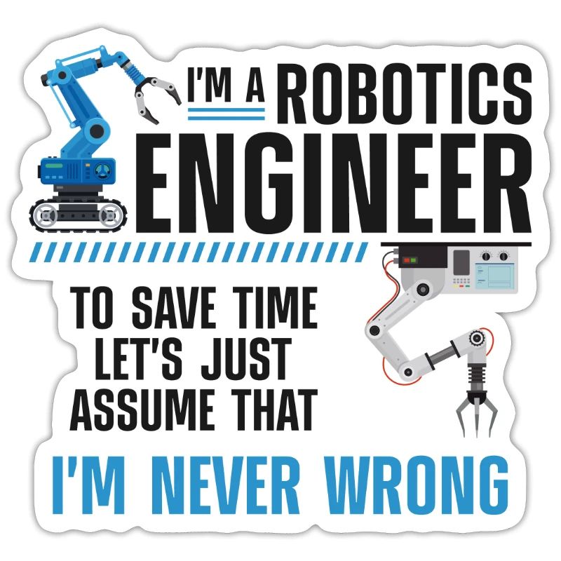 Robot Robotics Engineer I'm A