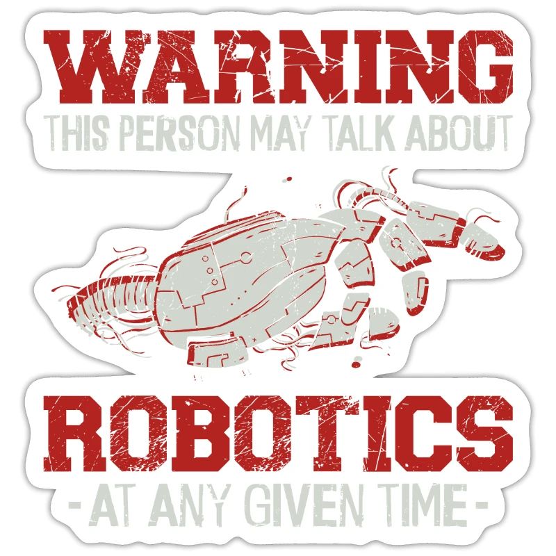 Robot Robotics Engineer Warning