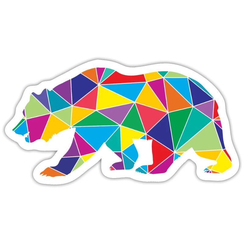 Low Poly Bear Geometry Polygon Bear