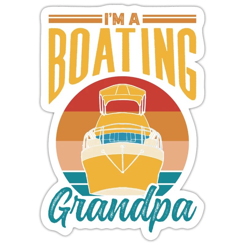 Ich Bin Ein Bootfahrender Opa Bootfahren Boot