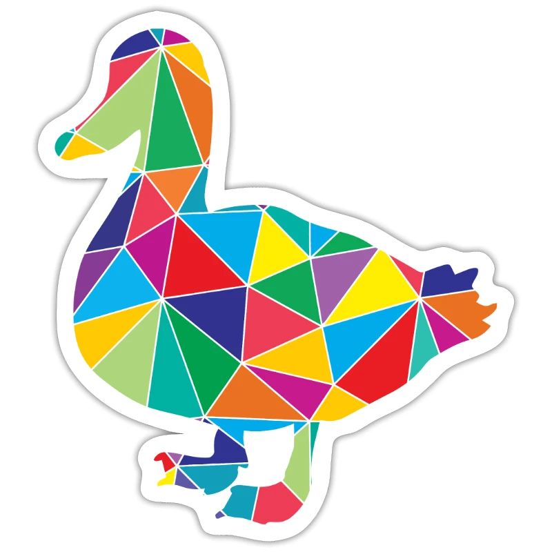 Polygone de canard Low Poly