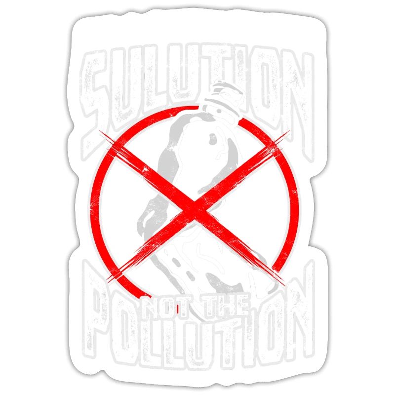 Faites partie de la solution, pas de la pollution -