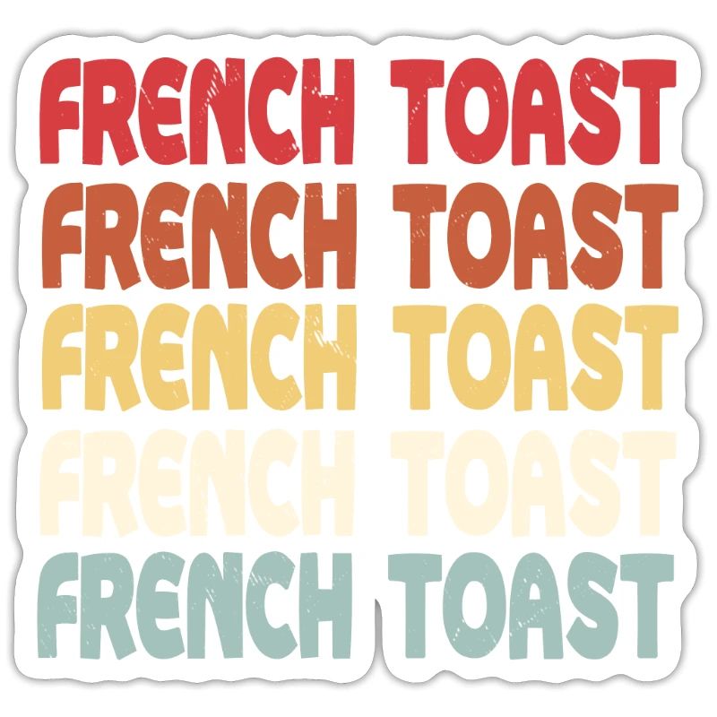 French Toast lettering