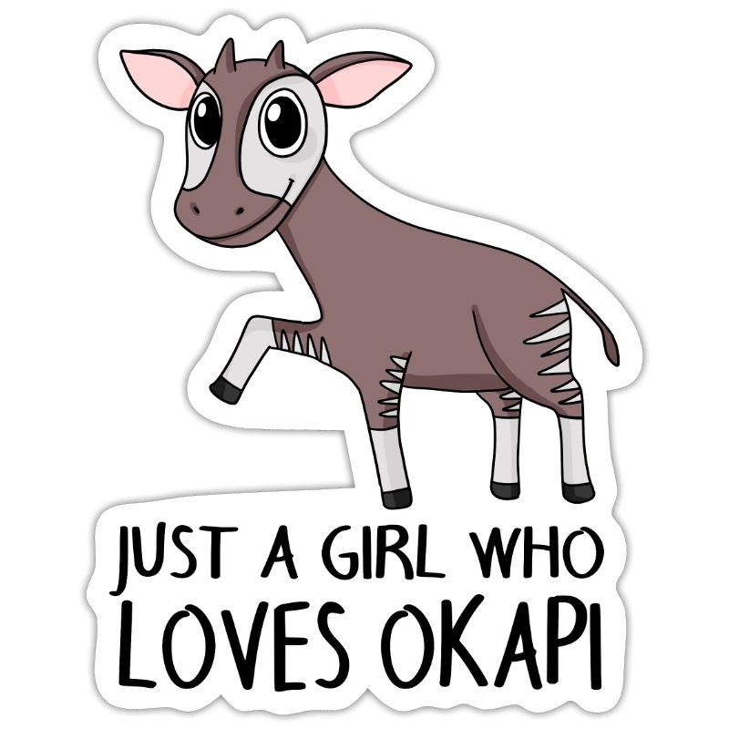 Okapi Mädchen Spruch