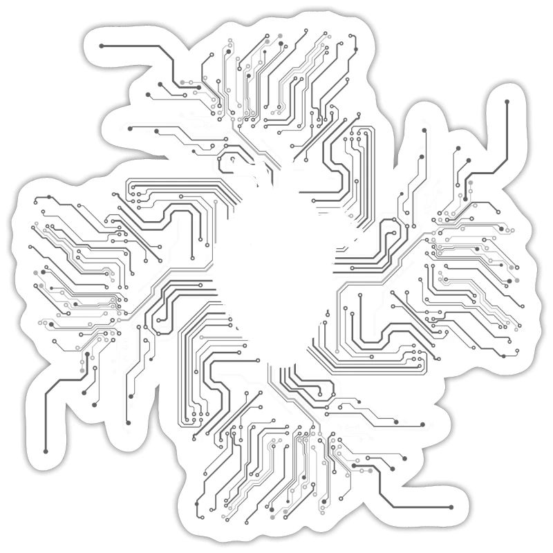 Anatomical Heart CPU Processor PCB Board Computer