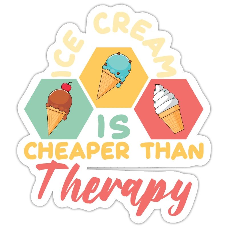 Crème glacée moins chère thérapie Eiscreme Eis