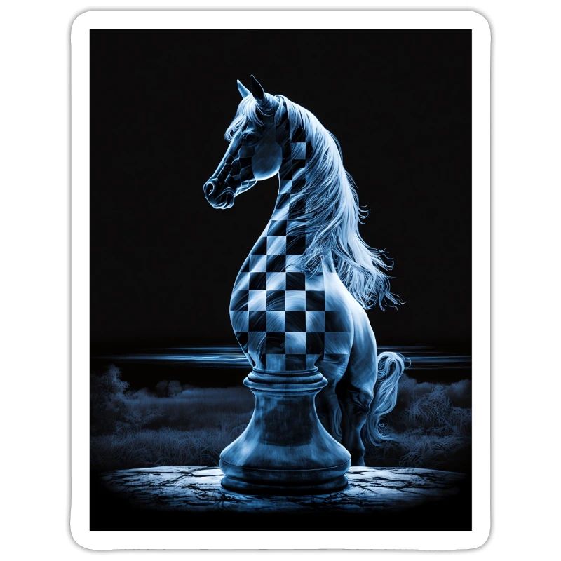 Chevalier d’échecs au clair de lune