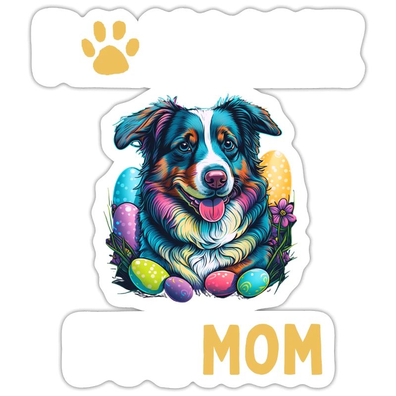 Australian Shepherd Easter Egg Hunter Mom Costume
