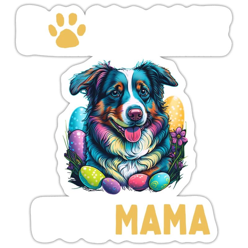Australian Shepherd Easter Egg Hunter Mama Costume