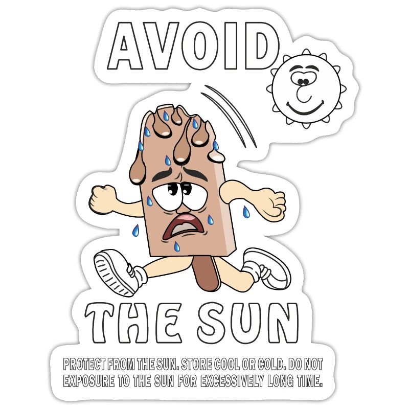 SONNENSCHUTZ EISCREME AVOID THE SUN