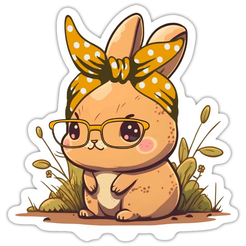 Cute Easter Bunny Rabbit Face Cute Bunny