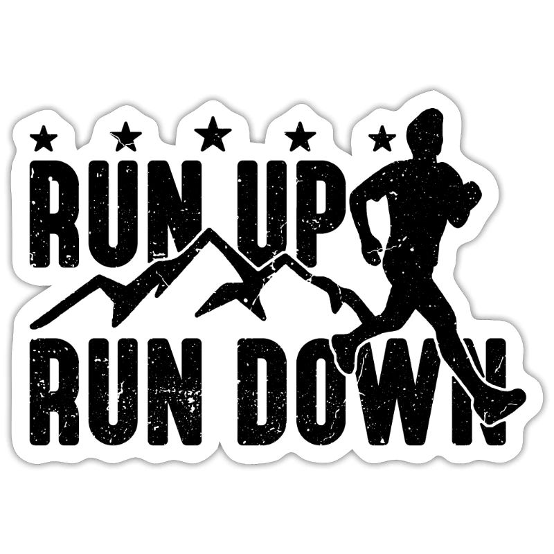 Run Up Run Down aime Ultra Running Trail Runner