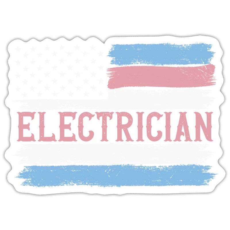US Pride Lineman Electronics Technician Gift Idea