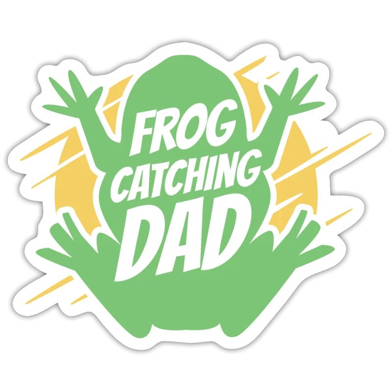 Frog Catching Dad Tadpole Tree Frog Toad