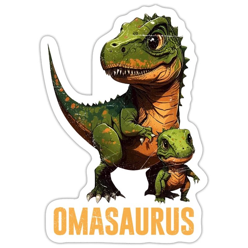 Omasaurus Muttertag Großmutter Dinosaurier