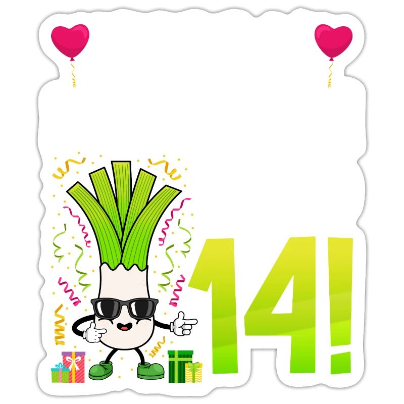 Hurra der Lauch wird 14