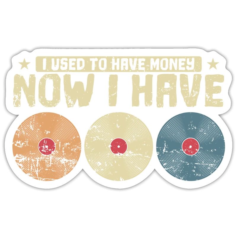 J’avais de l’argent maintenant j’ai des vinyles