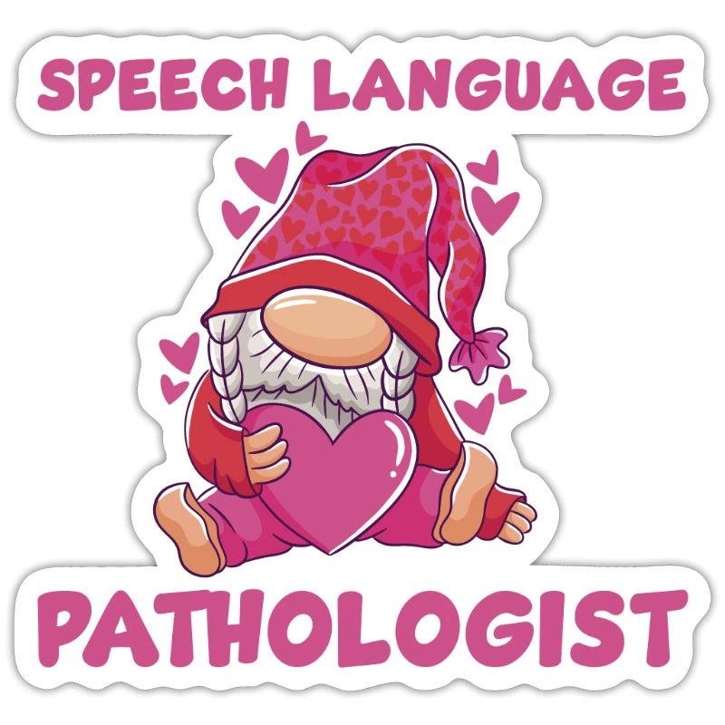 Cute speech pathologist gnome
