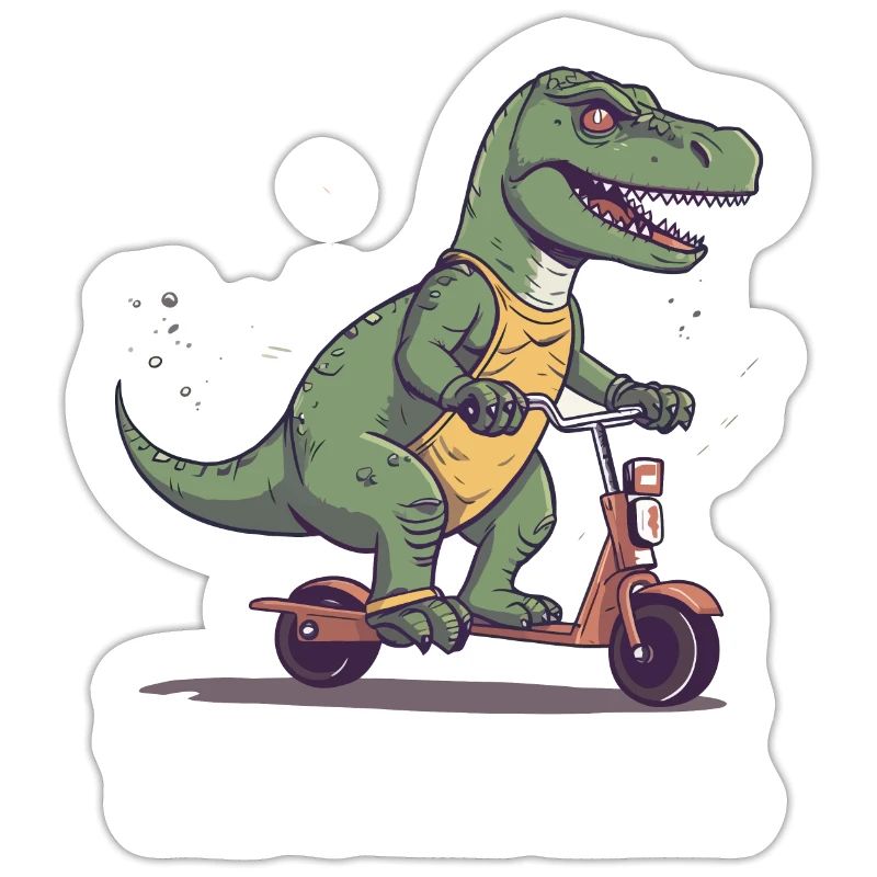 Scootering T Rex C’est comme ça que je roule