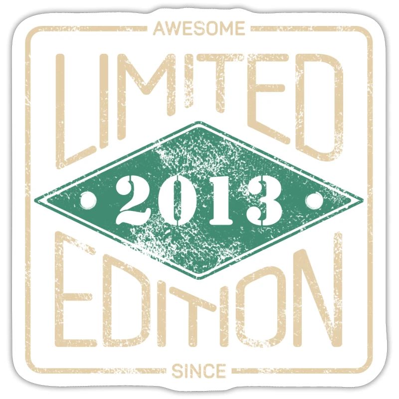 Awesome Since 2013 Retro Vintage Design