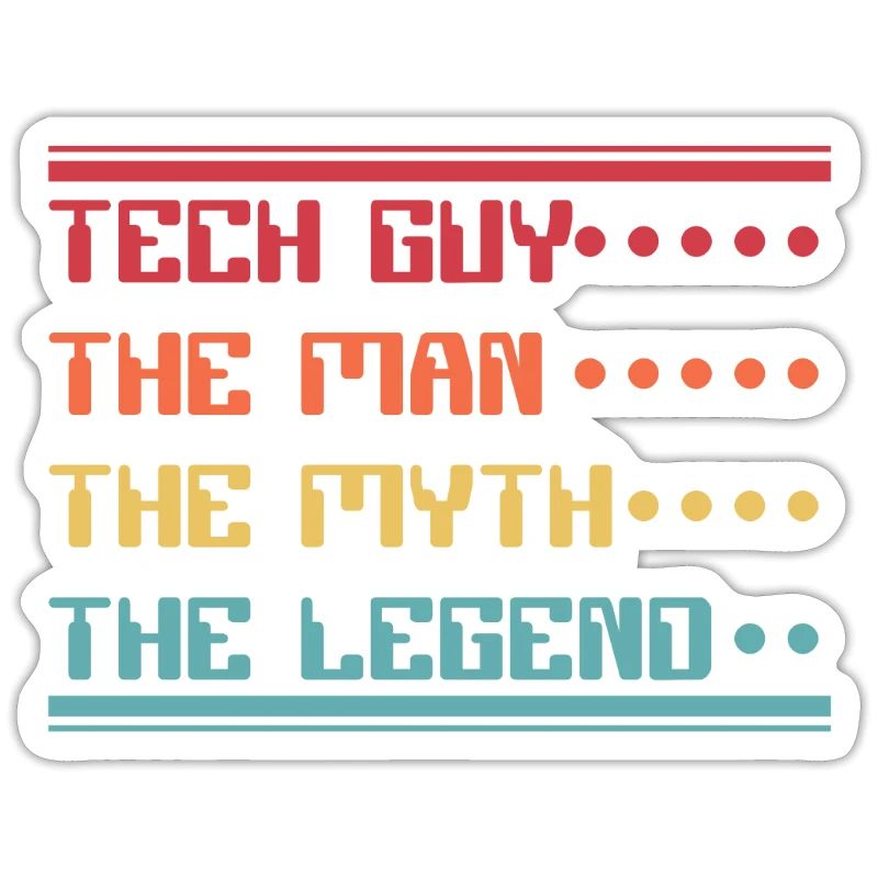 Tech Guy Man Myth Legend IT Operations Admin