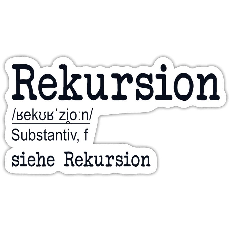 Rekursion Definition Softwareentwickler Coder