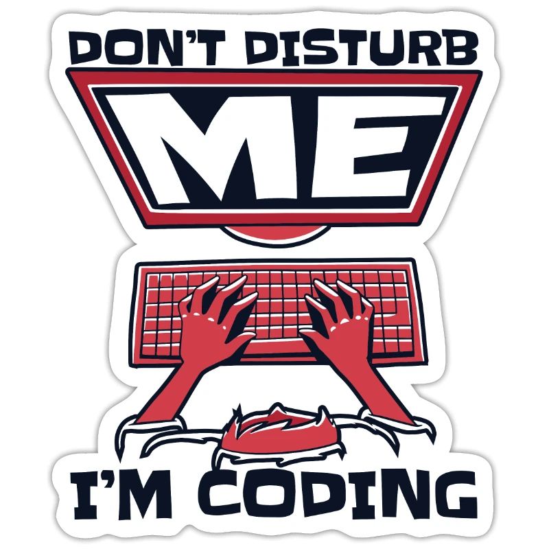 Ne me dérangez pas, je code un codeur développeur