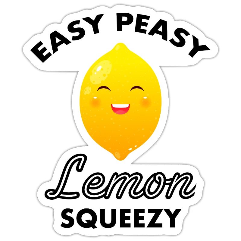 Easy Peasy Lemon Squeezy - Zitrone Sommer Spruch